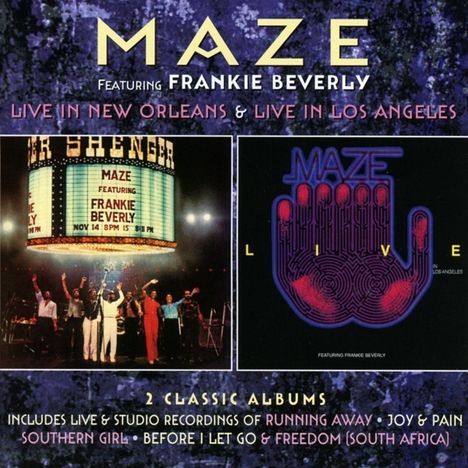 Maze: Live In New Orleans  /Live In Los Angeles, 2 CDs