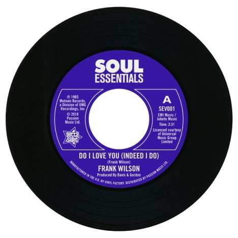 Frank Wilson: Do I Love You/Sweeter As The Days Go By, Single 7"