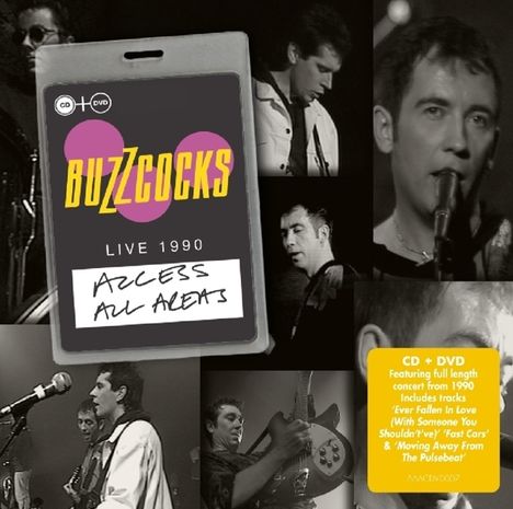Buzzcocks: Access All Areas: Live 1990, 1 CD und 1 DVD