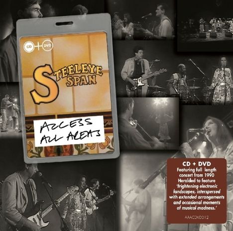 Steeleye Span: Access All Areas, 1 CD und 1 DVD
