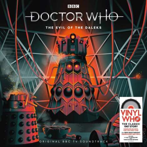 The Evil Of The Daleks (Red Vinyl 4LP-Set), 4 LPs