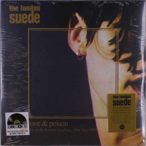 The London Suede (Suede): Love &amp; Poison (Live At The Brixton Academy, 16th May 1993) (Limited Edition) (Clear Vinyl), 2 LPs