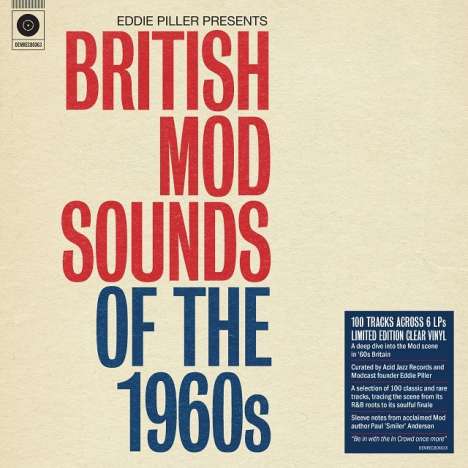 Eddie Piller Presents: British Mod Sounds Of The 60s (Limited Edition) (Clear Vinyl), 6 LPs