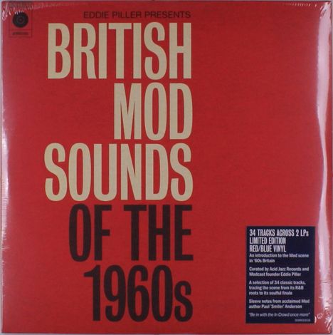 Eddie Piller Presents - British Mod Sounds Of The 1960s (Limited Edition) (Red/Blue Vinyl), 2 LPs