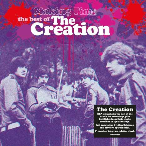The Creation: Making Time: The Best Of The Creation (Splatter Vinyl), 2 LPs