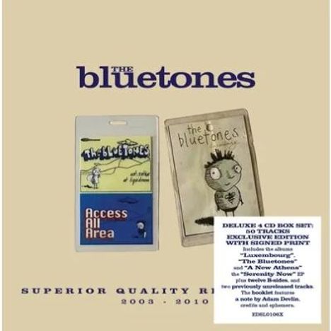 The Bluetones: Superior Quality Recordings 2003 - 2010 (signiert), 4 CDs