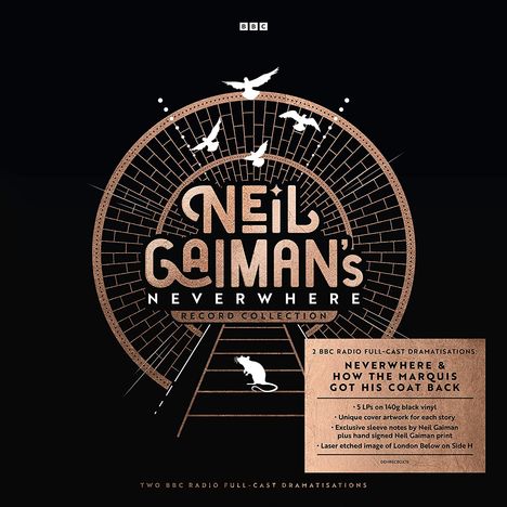 Filmmusik: Neil Gaiman's Neverwhere Record Collection, 5 LPs