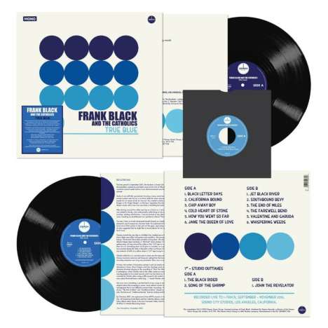 Frank Black (Black Francis): True Blue (remastered) (Mono), 1 LP und 1 Single 7"