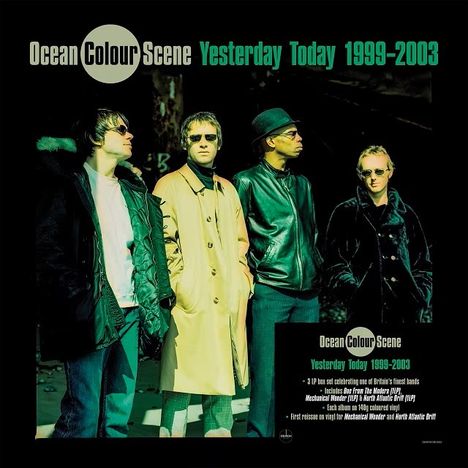 Ocean Colour Scene: Yesterday Today 1999 - 2003 (Reissue) (Limited Edition) (Green, Brown &amp; Yellow Vinyl), 3 LPs