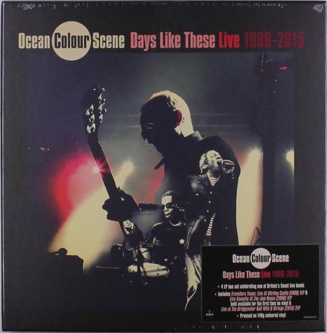 Ocean Colour Scene: Days Like These: Live 1998-2015 (Box Set) (Colored Vinyl), 4 LPs