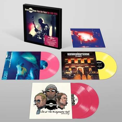 Ocean Colour Scene: Days Like These: Live 1998-2015 (Limited Signed Edition) (Colored Vinyl), 4 LPs