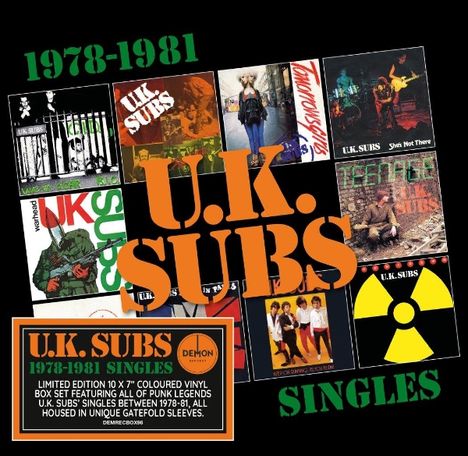 UK Subs (U.K. Subs): 7-1978-1981 Singles, 10 Singles 7"