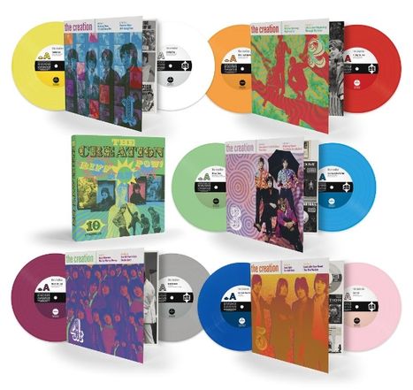 The Creation: 7-Biff Bang Pow: The Creation Singles Box, 10 Singles 7"