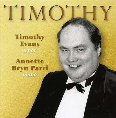 Timothy Evans: Timothy, CD