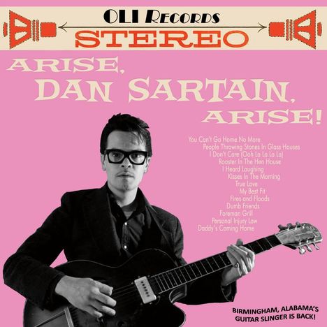 Dan Sartain: Arise, Dan Sartain, Arise (Limited Edition) (White Vinyl), LP
