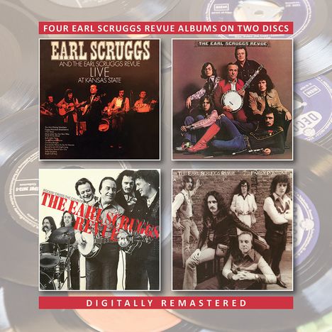 Earl Scruggs: Live At Kansas State/The Earl Scruggs Revue/Rockin' Cross The Contry/Family, 2 CDs