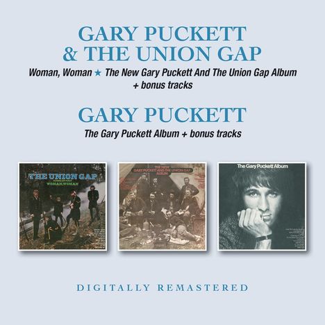 Gary Puckett &amp; The Union Gap: Woman, Woman / The New Gary Puckett And The Union Gap Album / The Gary Puckett Album + Bonustracks, 2 CDs