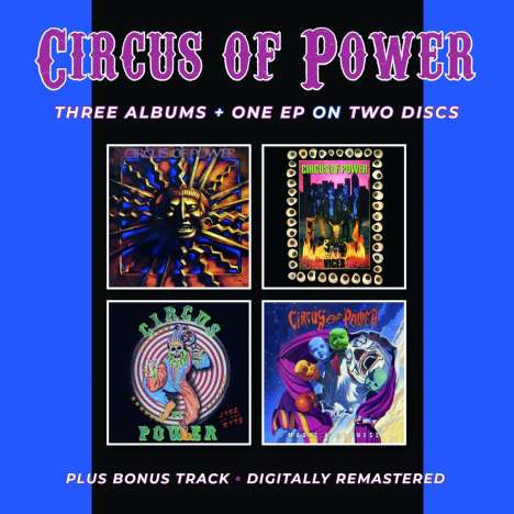 Circus Of Power: Three Albums + One EP On Two Discs, 3 CDs