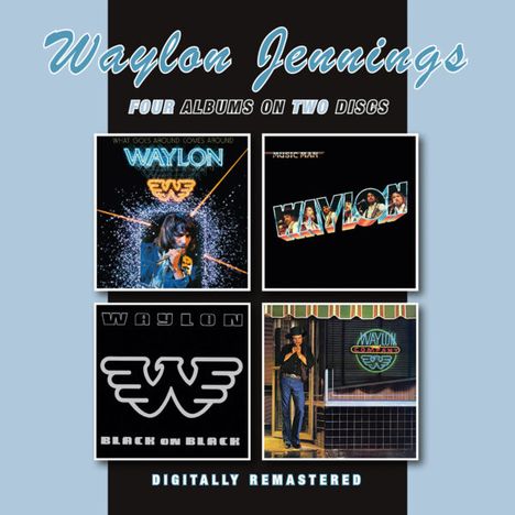 Waylon Jennings: Four Albums On Two Discs, 2 CDs