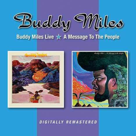 Buddy Miles: Buddy Miles Live / A Message To The People, 2 CDs