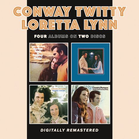 Conway Twitty &amp; Loretta Lynn: Four Albums On Two Discs (1971 - 1974), 2 CDs