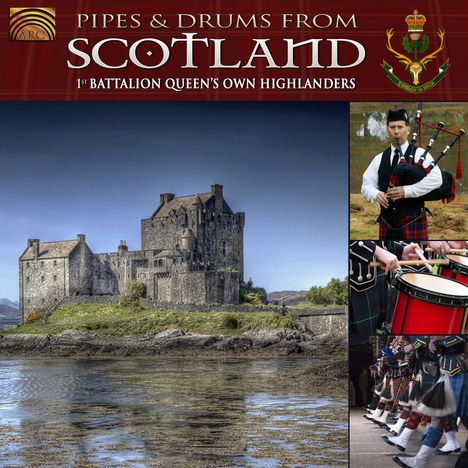 1st Battalion Queen's Own Highlanders: Pipes &amp; Drums From Scotland, CD