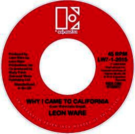 Leon Ware: Why I Came To California / Rockin' You Eternally, Single 7"