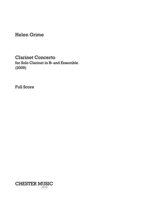 Helen Grime: Helen Grime: Clarinet Concerto (Score), Noten