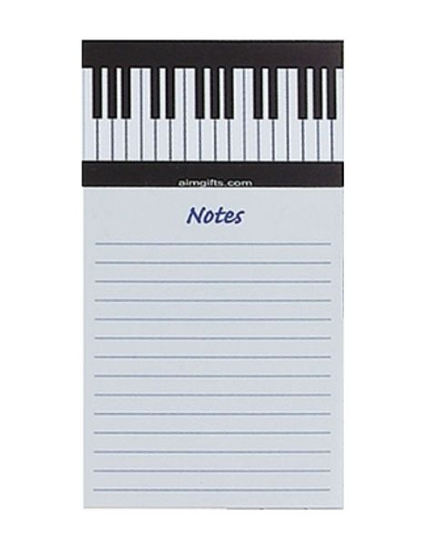 Magnetic Note Pad Keyboard 15 x 8 cm, Diverse