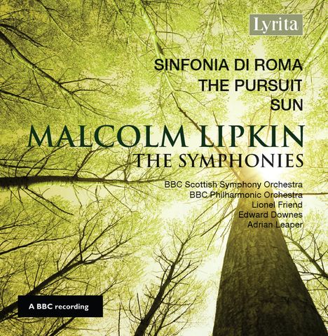 Malcolm Lipkin (1932-2017): Symphonien Nr.1-3, CD