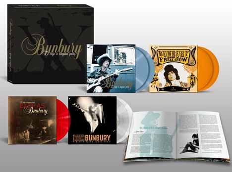 Bunbury: El Viaje A Ninguna Parte (XX Aniversario) (Colored Vinyl), 6 LPs