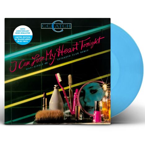 C.C. Catch: I Can Lose My Heart Tonight (40th Anniversary) (2025 Remaster) (Limited Edition) (Blue Vinyl), Single 12"
