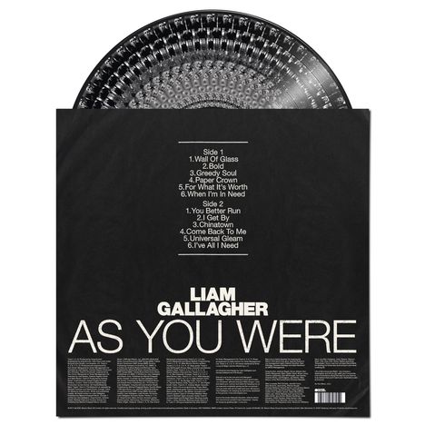 Liam Gallagher: As You Were (Limited Edition) (Zoetrope Vinyl), LP