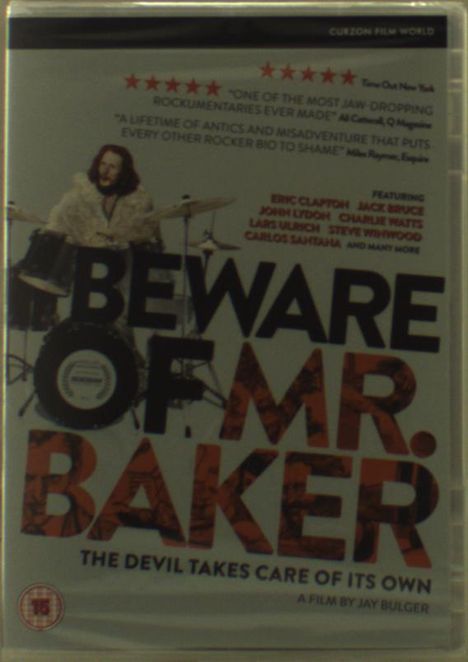 Ginger Baker (1939-2019): Beware Of Mr Baker, DVD