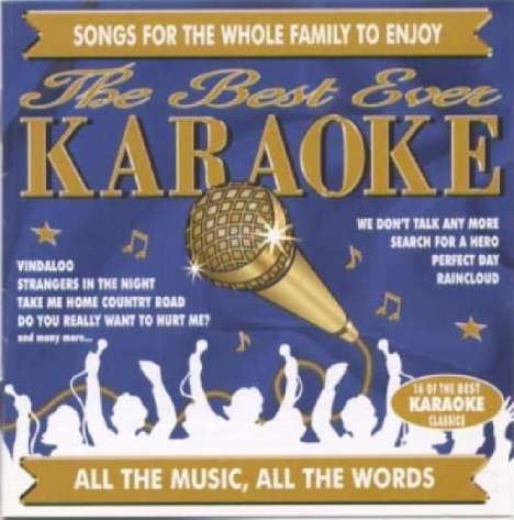 Karaoke &amp; Playback: Best Ever Karaoke, CD
