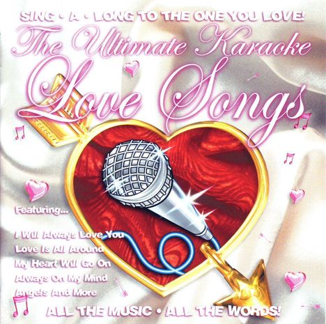 Karaoke &amp; Playback: Ultimate Karaoke Love Songs, CD