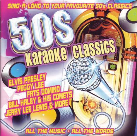 Karaoke &amp; Playback: 50's Karaoke Classics, CD