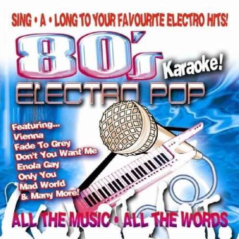 Karaoke &amp; Playback: 80's Electro Pop Karaoke, CD
