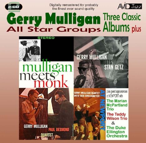 Gerry Mulligan (1927-1996): Three Classic Albums Plus, 2 CDs