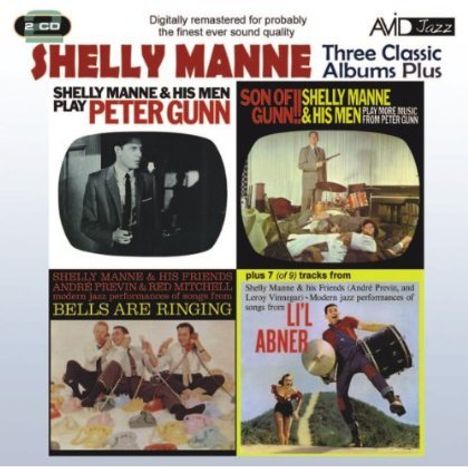 Shelly Manne (1920-1984): Three Classic Albums Plus, 2 CDs