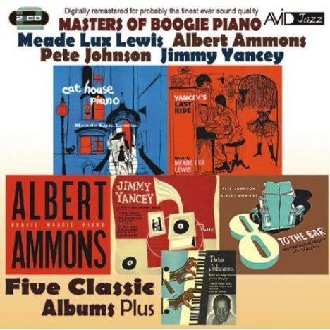 Masters Of Boogie Piano: Five Classic Albums Plus, 2 CDs