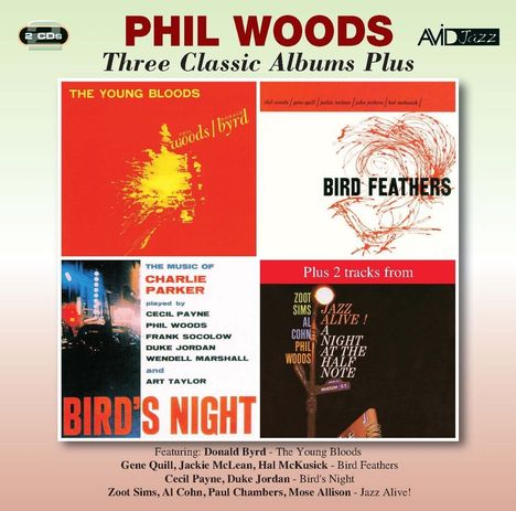 Phil Woods (1931-2015): Three Classic Albums Plus, 2 CDs