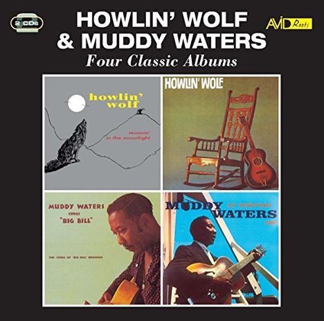 Howlin' Wolf &amp; Muddy Waters: Four Classic Albums, 2 CDs
