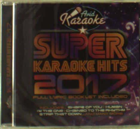 Super Karaoke Hits 2017, CD