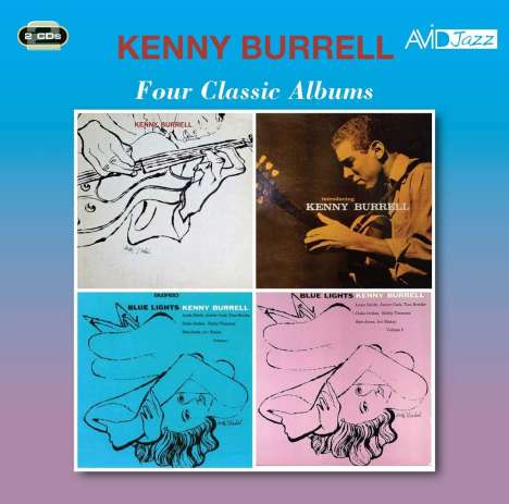Kenny Burrell (geb. 1931): Four Classic Albums Vol.1, 2 CDs