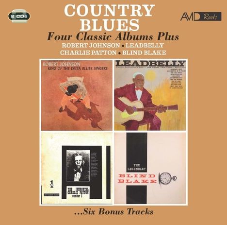 Country Blues: Four Classic Albums Plus, 2 CDs