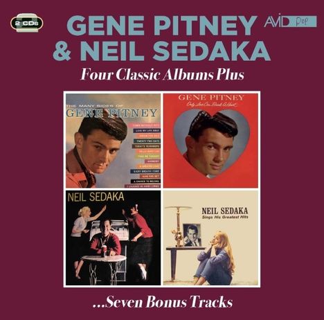 Gene Pitney: Four Classic Albums Plus, 2 CDs