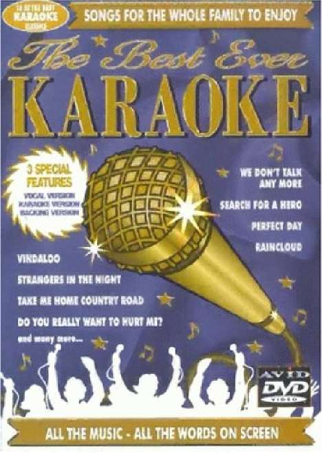 The Best Ever Karaoke, DVD