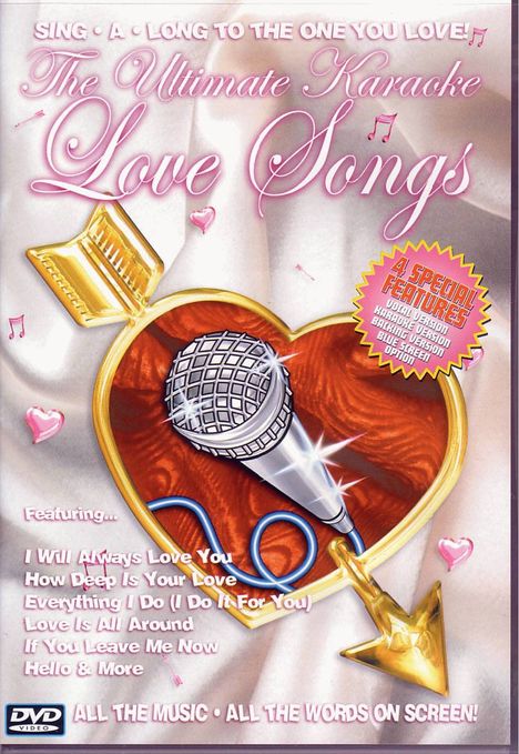 Karaoke &amp; Playback: The Ultimate Karaoke Love Songs, DVD