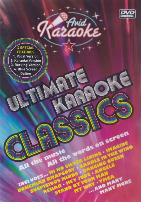 Karaoke &amp; Playback: Ultimate Classics, DVD